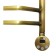 Domoterm electric heated towel rail "Laura", 500 x 500 mm, 5 crossbars, right, bronze