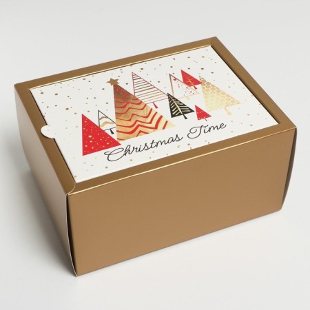 Folding box "New Year", 20 x 15 x 10 cm, new year