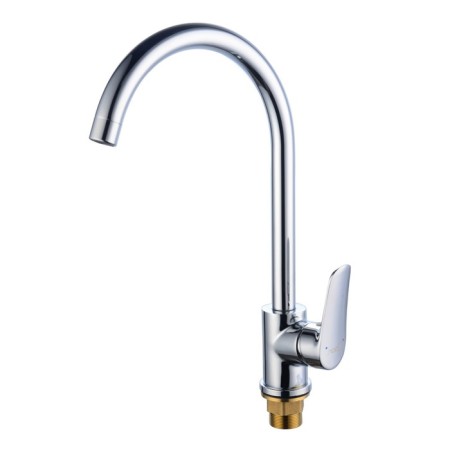 BouOU B8290-28J kitchen mixer, single-leaf, 35 mm cartridge, brass, chrome