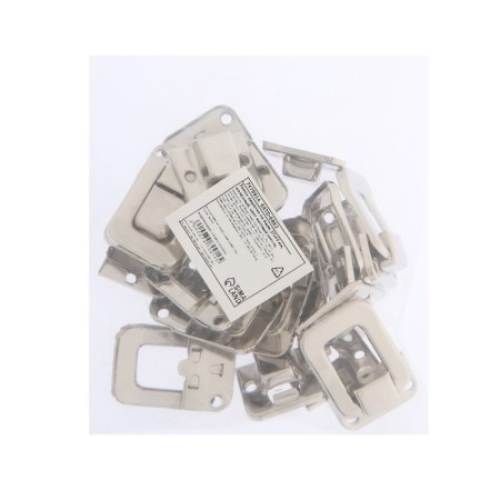 Castle Castle on a box of 27x40 mm, iron, matte nickel color-3