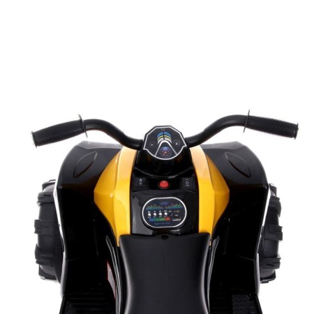 Electric car "ATV", 2 engines, yellow color-5