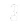 Suspended lamp Elektrostandard, Sfera E14 145x145x1590 mm, IP54, Black Color