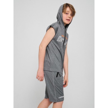 Sports suit for a boy, height 170 cm, light gray color-3