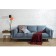 Traffic Cuts & Pieces pillow, 45x45 cm, gray-blue color