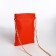 Cross-Bodi Bag on a zipper, Orange color