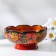 Salad bowl, carved, 15-16 × 7 cm, Khokhloma