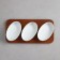 Menzhitsa "Marine", 3 pcs: 200 ml, wooden base, porcelain, Iran