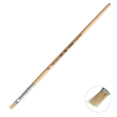 Brush brush No. 2, flat