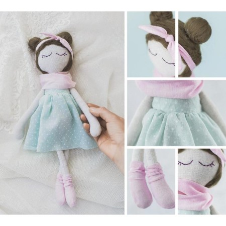 Interior doll "Lola", sewing set, 18 × 22.5 × 2 cm-5