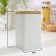 Bank for bulk products "Romb", 10 × 18 cm, white color