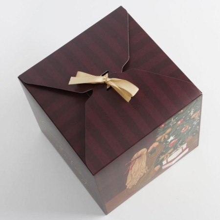 Folding box “Shine in the New Year”, 18 x 18 x 18 cm, New Year-4