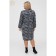 Women's dress, size 54, dark blue color