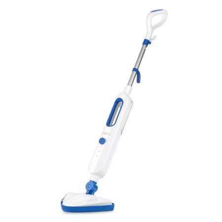 Steam mop KitFort KT-1048-3, 1300 W, 360 ml, cord 4.9 m, white-blue