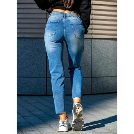 Women's pants is ISEE, size 46-48, blue color-3