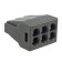 Express Klem with Paste QMS 773-306, 6-wire up to 2.5 mm², gray (50 pcs/° C) rexant