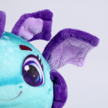 Soft toy "Dragon", purple-green-3
