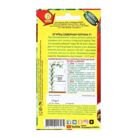 Seeds of cucumber "North Kon", F1, 10 pcs-1