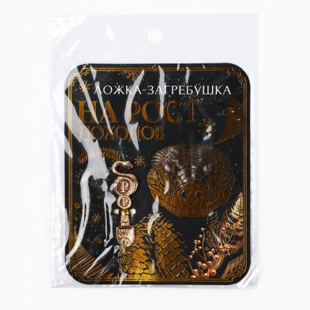 Spoon rake, wallet talisman New Year's “New Year: for an increase in income”, 7 x 7 cm-6