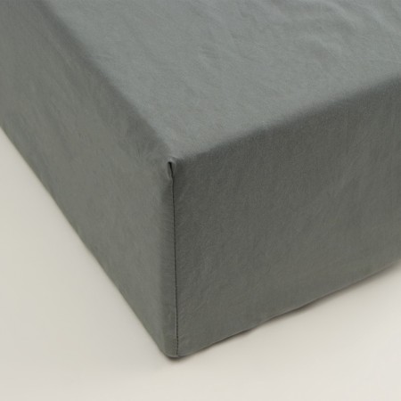 SL Home Cotton 200*200+30 cm gum, central green, 100% greedy cotton
