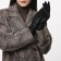 Gloves are female, dimensionless, with insulation, black color