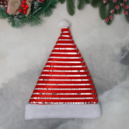 Capaca New Year's "glow of strips" 30x38 cm, red