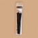 A set of makeup brushes "Premium Brush", 3 items, PVC - cover, black color Black