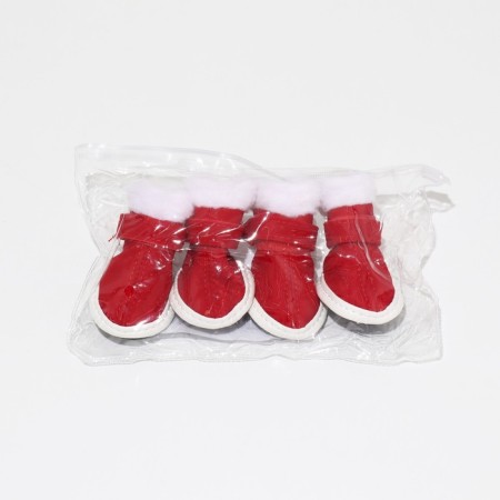 Kristmes boots, set 4 pcs, 2 size, red-5