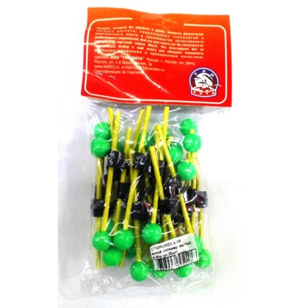 STOP "B-3F", twisted, polymer, 4-6 g, yellow color