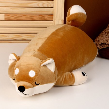 Soft toy-podushka "Dog", 50 cm, beige color-1
