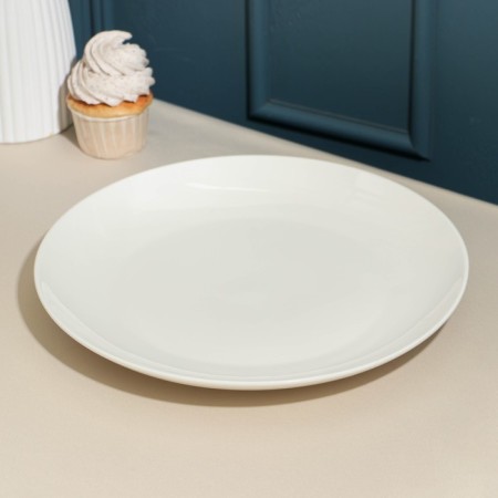 Porcelain plate nova, d = 30.5 cm, white