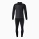 Men's costume (sweatshirt and trousers), black color, size 46