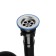 Hofrosiphon ORIO AS-30122, 1 1/2 "x40 mm, with a stainless grill d = 70 mm, l = 1500 mm, black