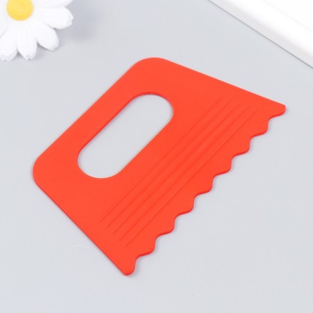 Tools for modeling and adding a form spatula plastic set 4 pcs 8x12.5 cm-2