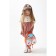 Baby backpack for a girl "Fox", a lightning department, 23x9x20cm, color orange color