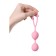 Vaginal balls A-Toys by Toyfa Rai, silicone, pink, 17 cm