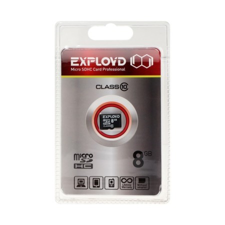 Memory map Exployd Microsd, 8 GB, SDHC, class 10