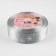 Satin tape with embossing "Snowflakes", 25 mm, 23 ± 1 m, gray/silver color No. 177
