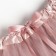 Three-layer skirt kaftan, dusty pink color, 25 x 22 cm