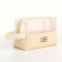 Lightning cosmetic bag, beige color