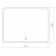 Mirror with Doratiz LED backlighting "Eva", 915x685 mm, sensory switch, dimmer
