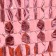 Festive curtain, 100 × 200 cm, color pink gold