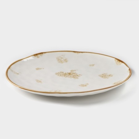 Porcelain shade of the Organic Gold, D = 27.5 cm, white color-1