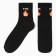 Male socks "Fire" p. 41-44 (27-29 cm), black
