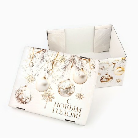 The folding box "Golden Luxury", 31.2 x 25.6 x 16.1 cm, New Year-5