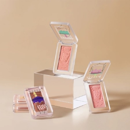 Blue Zeesea Dessert Collection Powder Blush, tone 01, 3.5 g-2