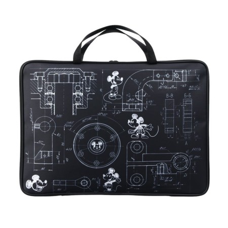A3, 470x350x20 mm with handles, textile, Mickey Mouse folder-5