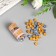 Surgut in granules in the jar "octagonal" gold and silver 15 g 6x3x3 cm