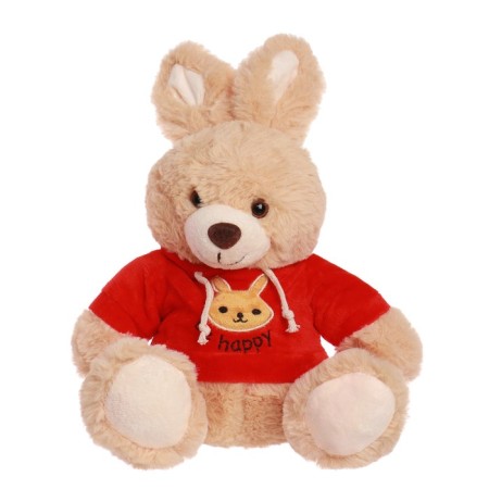 Soft toy "Bunny in the jacket", Mix colors