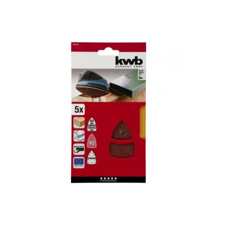 Grinder for deltas grinders KWB, 100x62.93 mm, K40, 5 pcs.-1