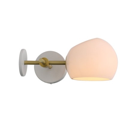 Sconces st. SL434.501.01. Calmare. 1x40 W, E14, 32.2x15 cm, white color